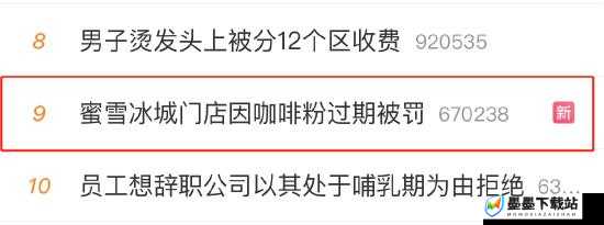 蜜雪冰城门店咖啡粉过期受罚，凸显资源管理重要性及有效策略需求